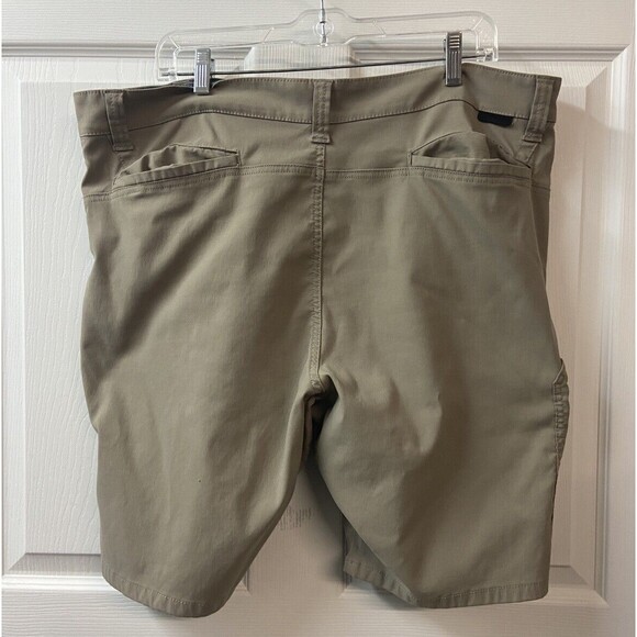 Prospective Flow Shorts Mens 42 Brown 10 inch Inseam Nylon Quick Dry Cargo - Picture 6 of 10